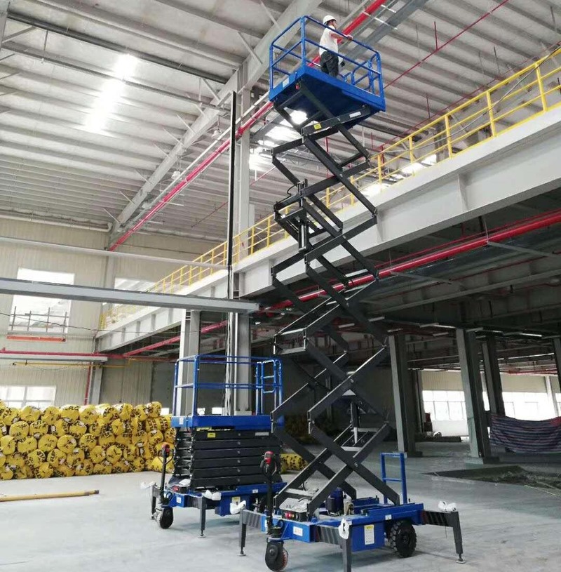 西藏助力行走剪叉式高空作业平台