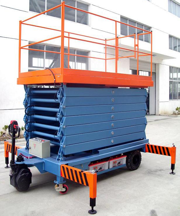 西藏助力行走剪叉式高空作业平台